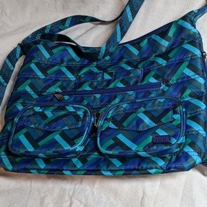 EUC Lug Zipliner Herringbone Aqua